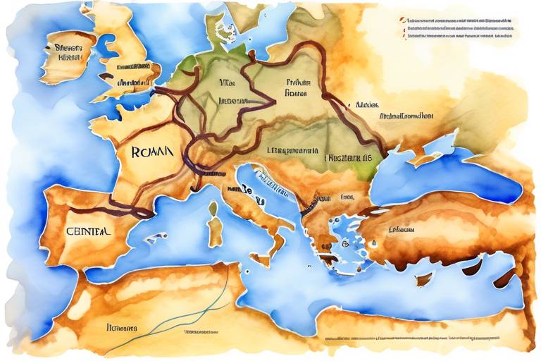 Roma İmparatorluğu Merkezli Ticaret Yolları ve Rotaları