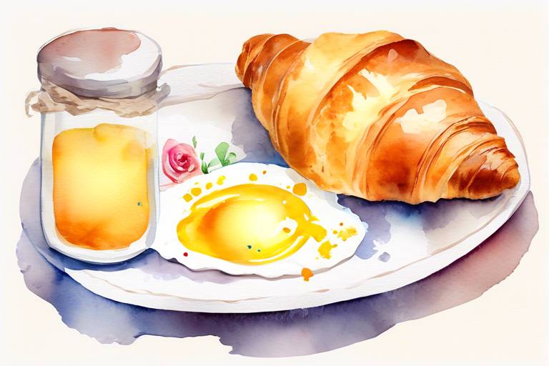 Fransızların Lezzetli Kahvaltıları: Croissant ve Yumurta