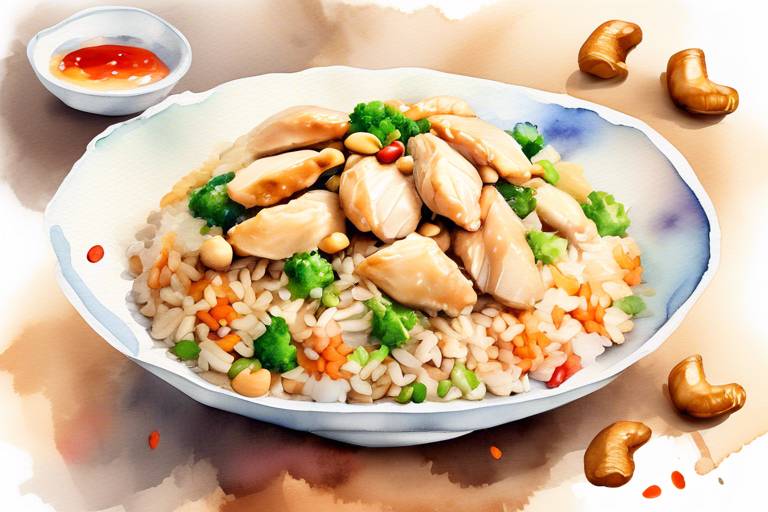 Tavuklu Kaju Fındıklı Çin Fried Rice Tarifi 