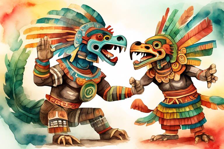 Aztek Mitolojisinde Güç: Tezcatlipoca ve Quetzalcoatl