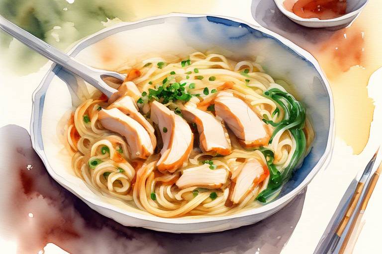 Denenmiş Noodle Çeşitleri: Tavuklu Noodle Yemeği