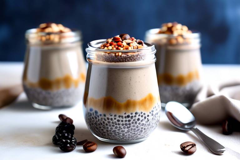 Kahve Aromalı Chia Pudding Tarifi