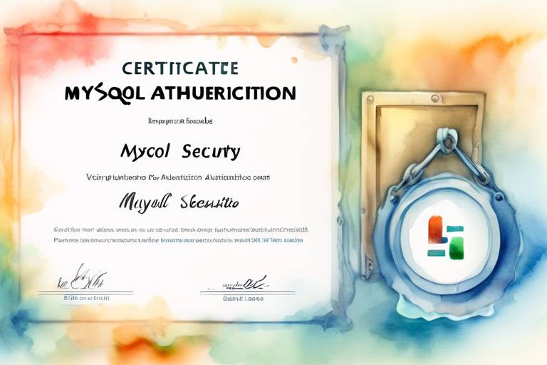MySQL Güvenliği için Sertifika Tabanlı Kimlik Doğrulama