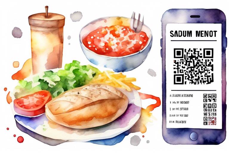 Sodyum Kısıtlı Diyet İçin QR Kodlu Menüler