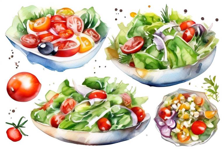 Zayıflatıcı Özellikleri Olan Akdeniz Salataları