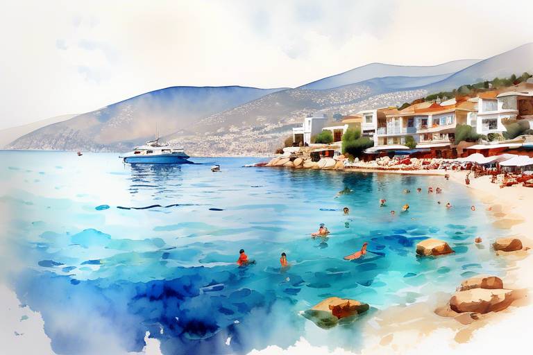 Doğal Güzelliklere Yakın: Kalkan'da Ayaklarınızı Denize Daldırın