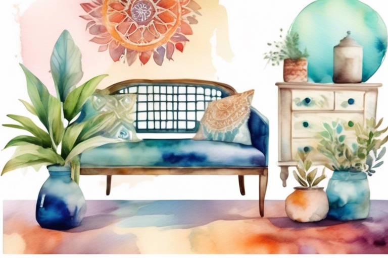 Etsy'de İlgi Çekici Boho Stil Mobilyalar