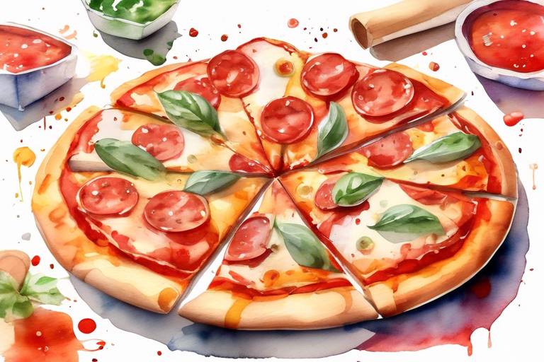 Pizza Üzerinde Sos ve Malzemelerin Dengesi