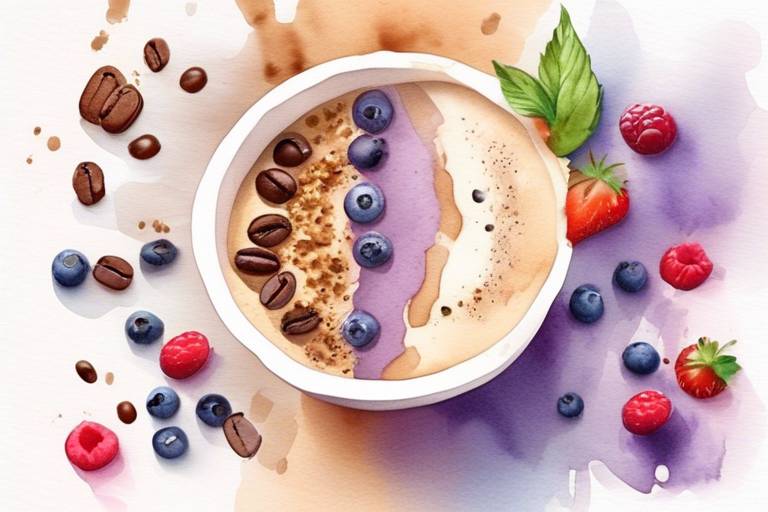 Kahve Aromalı Smoothie Bowl Tarifi