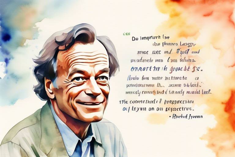 Richard Feynman'ın Mirası: Fizik, Bilim ve Hayata Bakış Açısı