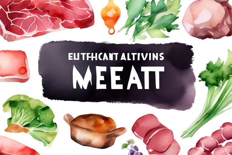 Vegan ve Vejetaryen Yaşamda Etik Et Alternatifleri